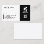 Accountant Simple Two Tone Business Card #06 名刺 (正面/裏面)
