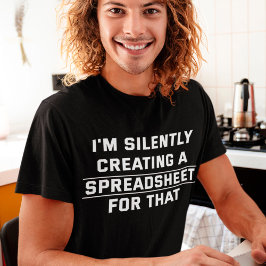 Accountant Spreadsheet Actuary Cpa Funny Saying Tシャツ