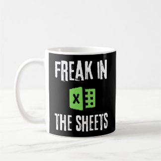 Accountant Spreadsheet Freak In The Sheetsおたく コーヒーマグカップ