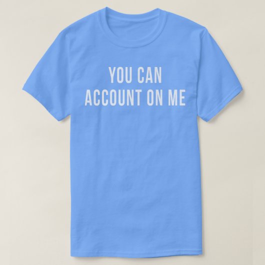 Accountant Taes Ta CPA Pro Bookkeeper Funny Cute  Tシャツ (デザイン正面)