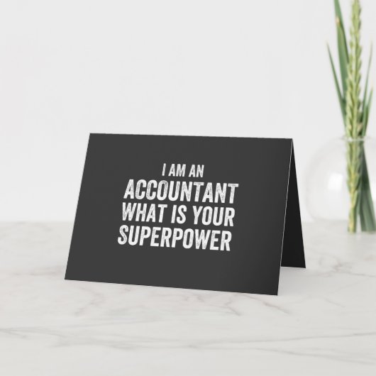 accountant What is your Superpower シーズンカード (正面)