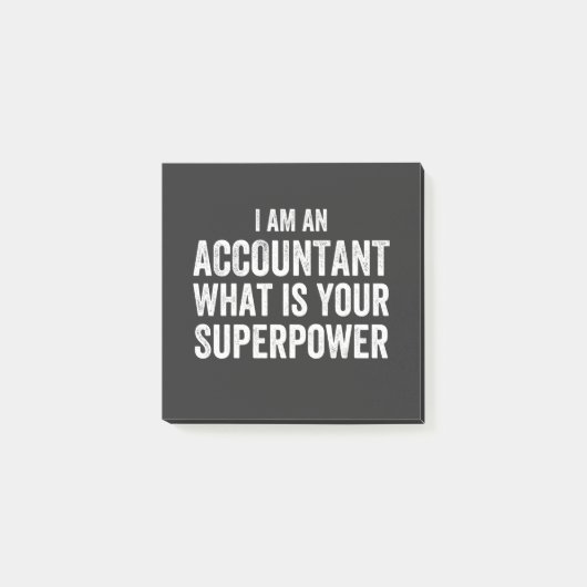 accountant What is your Superpower ポストイット (正面)