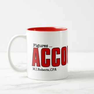 Accountant's Mug おもしろいカスタム遊 Words ツートーンマグカップ