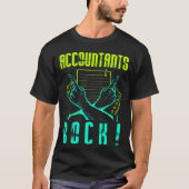 Accountants Rock Accountinga Season Numbers funny Tシャツ (正面)