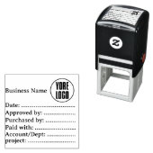 Accounting AP Project Invoice Processing Approval  セルフインキングスタンプ (インサイチュ)