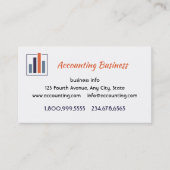 Accounting Bookkeeping  Custom Business  名刺 (正面)