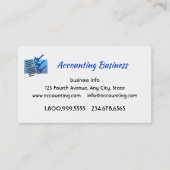 Accounting Bookkeeping  Custom Business  名刺 (正面)