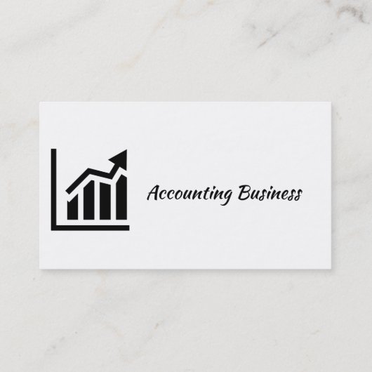 Accounting Bookkeeping  Custom Business  名刺 (裏面)