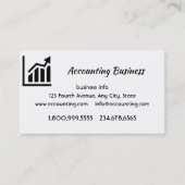 Accounting Bookkeeping  Custom Business  名刺 (正面)