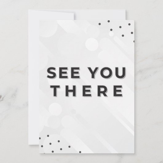 Accounting Graduation 招待状 (裏面)