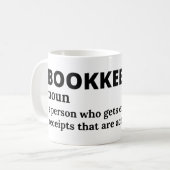 Accounting Ninja Definition Coffee Mug コーヒーマグカップ (正面左)