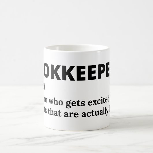Accounting Ninja Definition Coffee Mug コーヒーマグカップ (中央)
