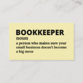 Accounting Ninja - Funny Job Meaning 名刺 (正面)