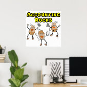 Accounting Rocks ポスター (ホームオフィス)