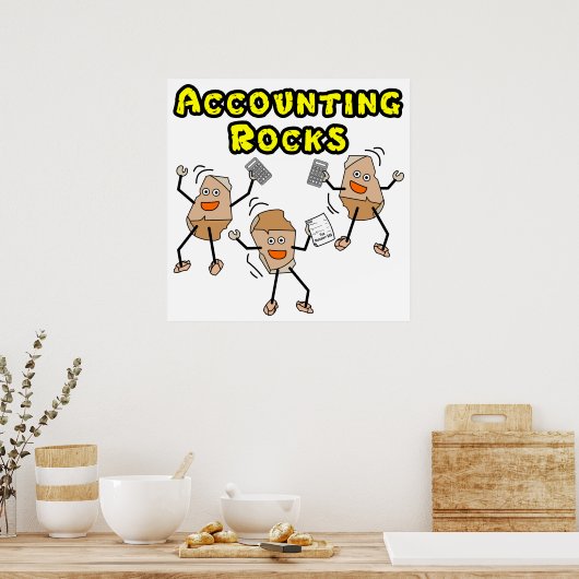 Accounting Rocks ポスター (キッチン)