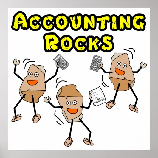 Accounting Rocks ポスター (正面)