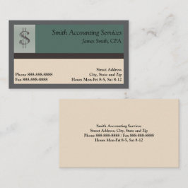 Accounting Services Business Card 名刺