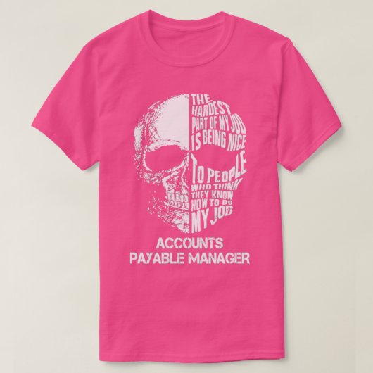 Accounts Payable Manager Tシャツ (デザイン正面)