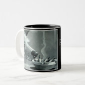 ACDのお尻のくんくんかぐ犬のマグ ツートーンマグカップ (正面左)