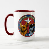 ACD: 速度、敏捷、決定、知性 マグカップ (左)