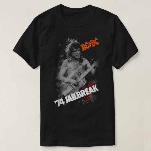ACDCアンガス'74 Tシャツ (デザイン正面)