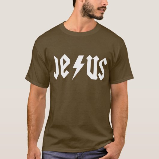 ACDCイエス・キリスト Tシャツ (正面)