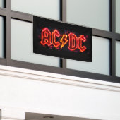 ACDCロゴアート 横断幕 (ビルの外側)