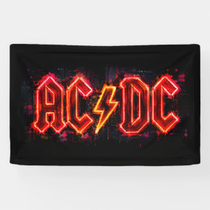ACDCロゴアート 横断幕