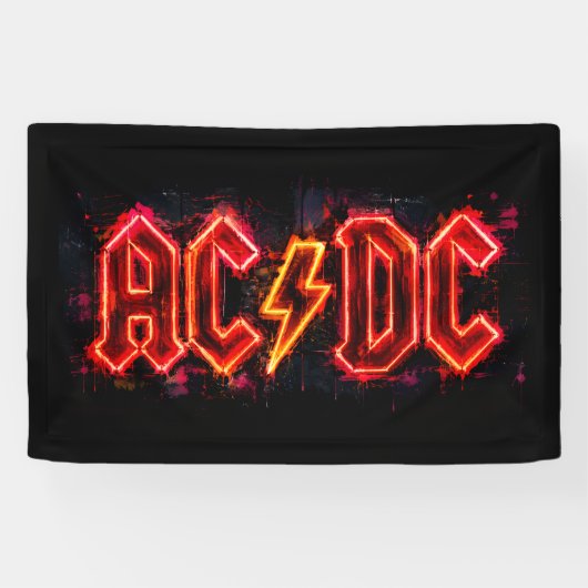 ACDCロゴアート 横断幕 (横)