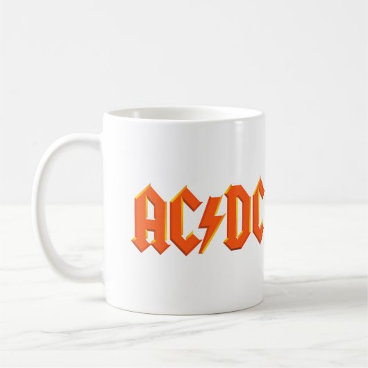 ACDC音楽バンド コーヒーマグカップ (左)