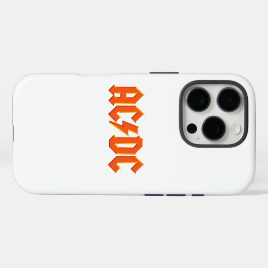 ACDC音楽バンド Case-Mate iPhoneケース (裏面 (横))