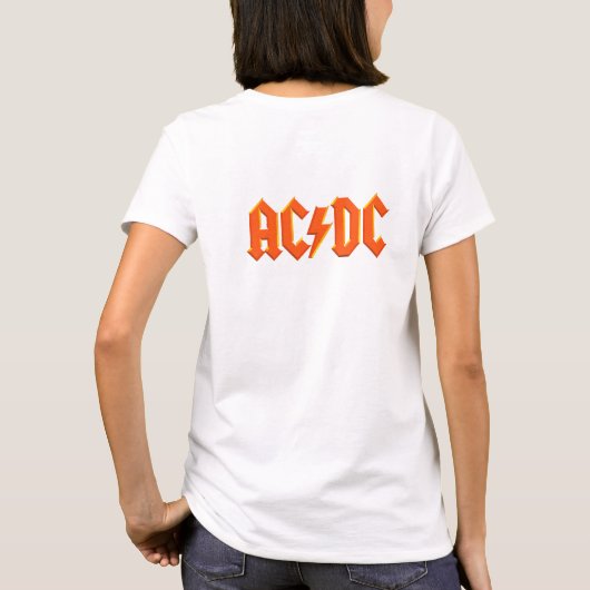 ACDC音楽バンド Tシャツ (裏面)