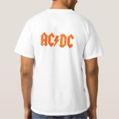 ACDC音楽バンド Tシャツ (裏面)