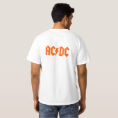 ACDC音楽バンド Tシャツ (裏面フル)