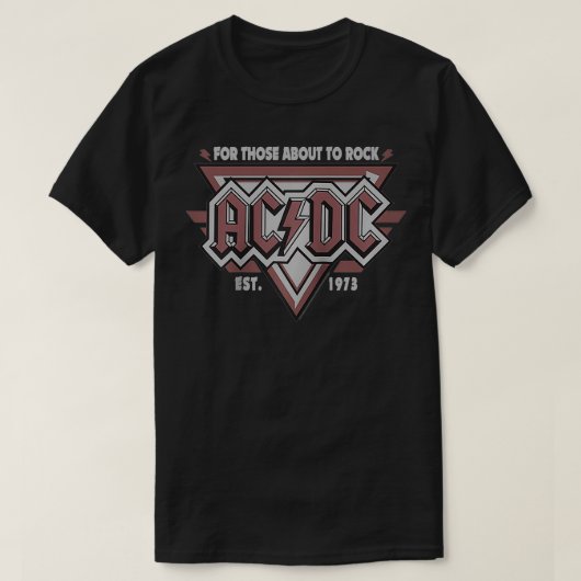 ACDC – テスト Tシャツ (デザイン正面)