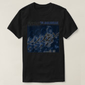ACDC '74 JAILBREAK EPアートワークの色あせ Tシャツ (デザイン正面)