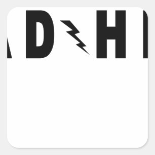ACDC ADHDのハイウェーのちょっと一見リス! tee.png スクエアシール
