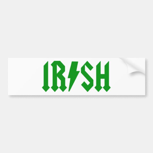 acdc_irish バンパーステッカー (正面)