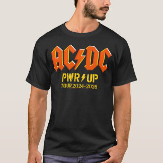 ACDC Pwr Up ワールドツアー フラッグ Tシャツ