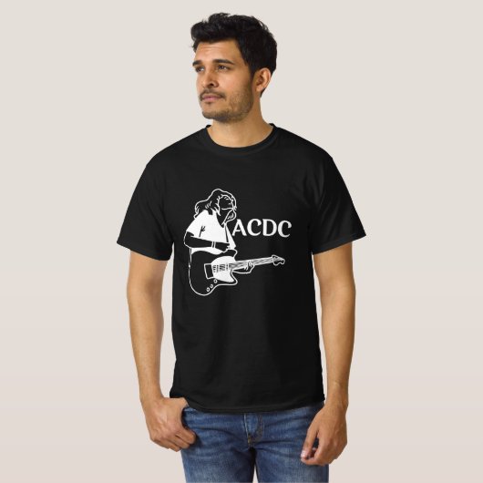 ACDC Tシャツ (正面フル)