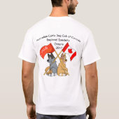 ACDCCの地方ロゴの背部 Tシャツ (裏面)