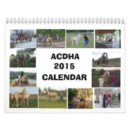 ACDHA 2015のカレンダー カレンダー