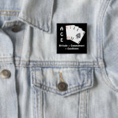 ACEの姿勢 + 決意 = 優秀 缶バッジ (インサイチュ)