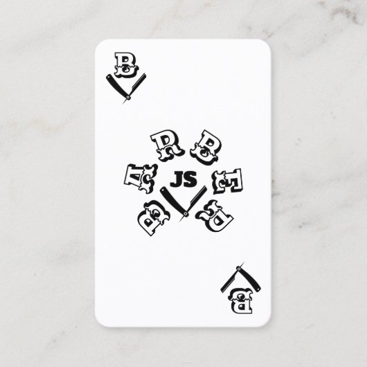 Aceカード理容師スタイル 名刺 (正面)