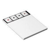 Aceトランプ ノートパッド (アングル)