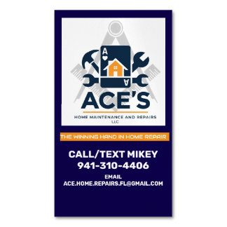 ACE ハウスクリーニング 名刺 マグネット名刺