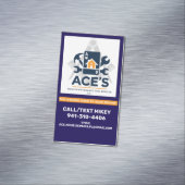 ACE ハウスクリーニング 名刺 マグネット名刺 (インサイチュ)