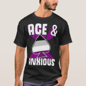 Ace And Anxious  Asexual Pride Symbol Introvert Tシャツ (正面)
