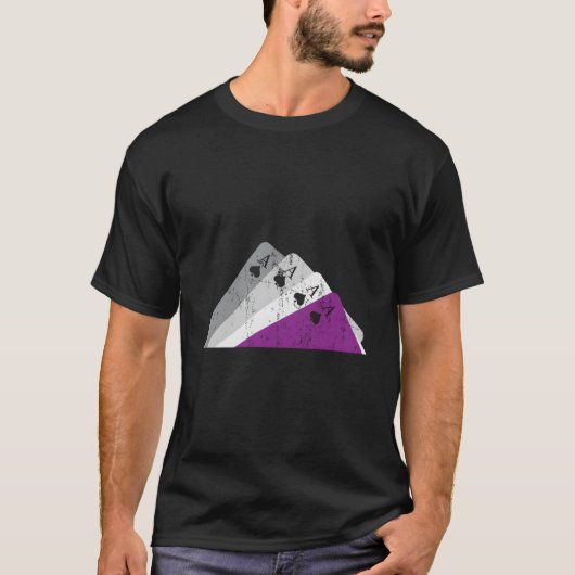 Ace Auality Pride Lgbtqia トランプ Ace Aual Tシャツ (正面)