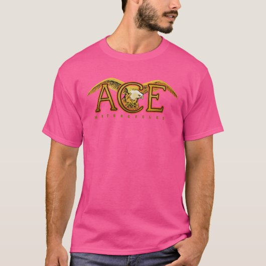 Ace Motorcycles USA Tシャツ (正面)